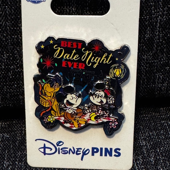 Disney Date Night Pin with Red and Yellow Accents - Picture 1 of 1